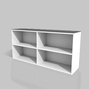 AngelShack - Storage - Filing Cabinets Storage - DOUBLE STORAGE OPEN